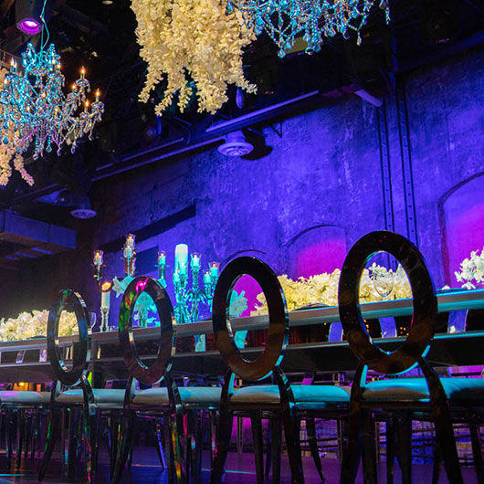 Silver Dorsia Chair - Off-White Seat