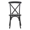 Black Cross Back Chair