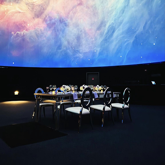 Silver Dorsia Chair - Off-White Seat