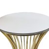 Black Top Dorsia Cocktail Table - Gold - 42"H