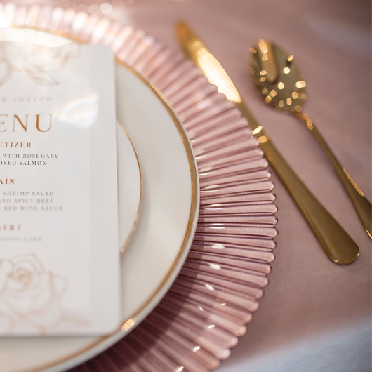 Glamour Rose Charger Glamour Rose Charger