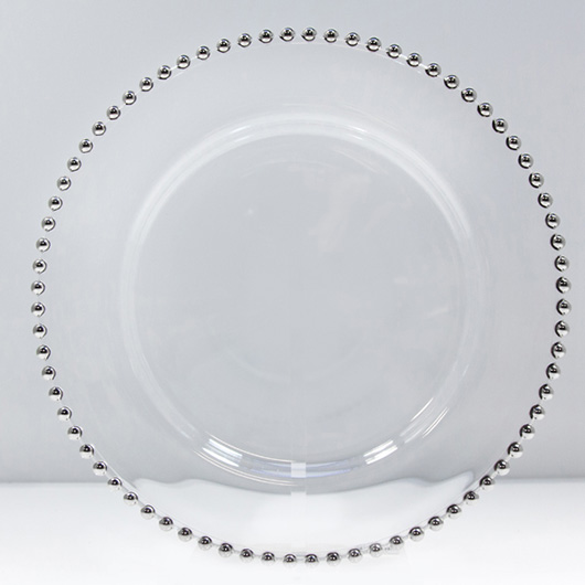 Belmont Silver Charger Plate - Vision Furniture