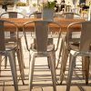 Chelsea Nickel Bar Stool Chelsea Nickel Bar Stool