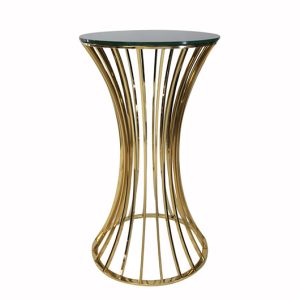 Dorsia Cocktail Table - Gold - 42"H