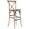 Walnut Cross Back Bar Stool Walnut Cross Back Bar Stool