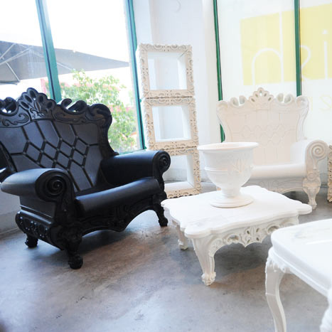 White Romeo Chair