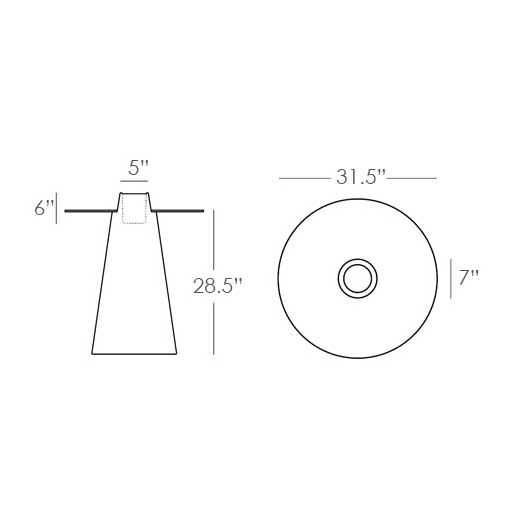 Martini Low Cocktail Table Vision Furniture Event Rentals