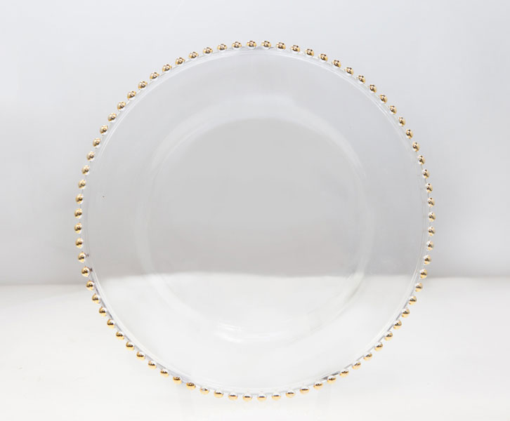 Gold Belmont Charger Plate