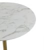 Tulip Table - Marble Top | Brass - 30"H Tulip Table - Marble Top | Brass - 30"H