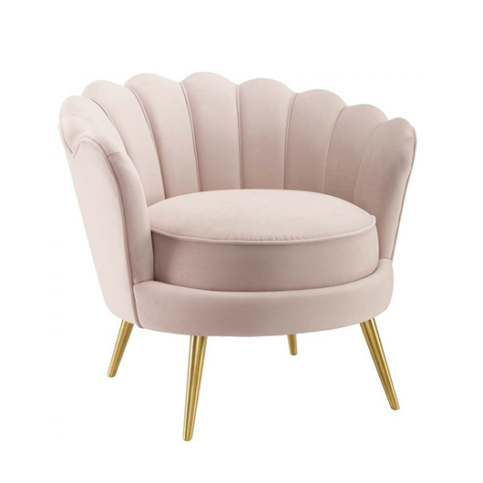 tufted pink velvet chair for rent philly