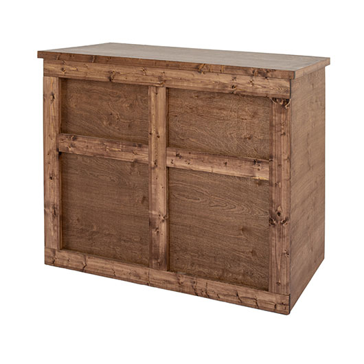 Rustic Bar 4ft - Small Rustic Bar 4ft - Small