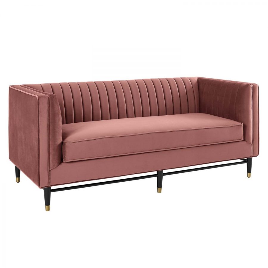 elliot sofa - rose pink