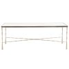 Delancey Marble Coffee Table - Nickel Delancey Marble Coffee Table - Nickel