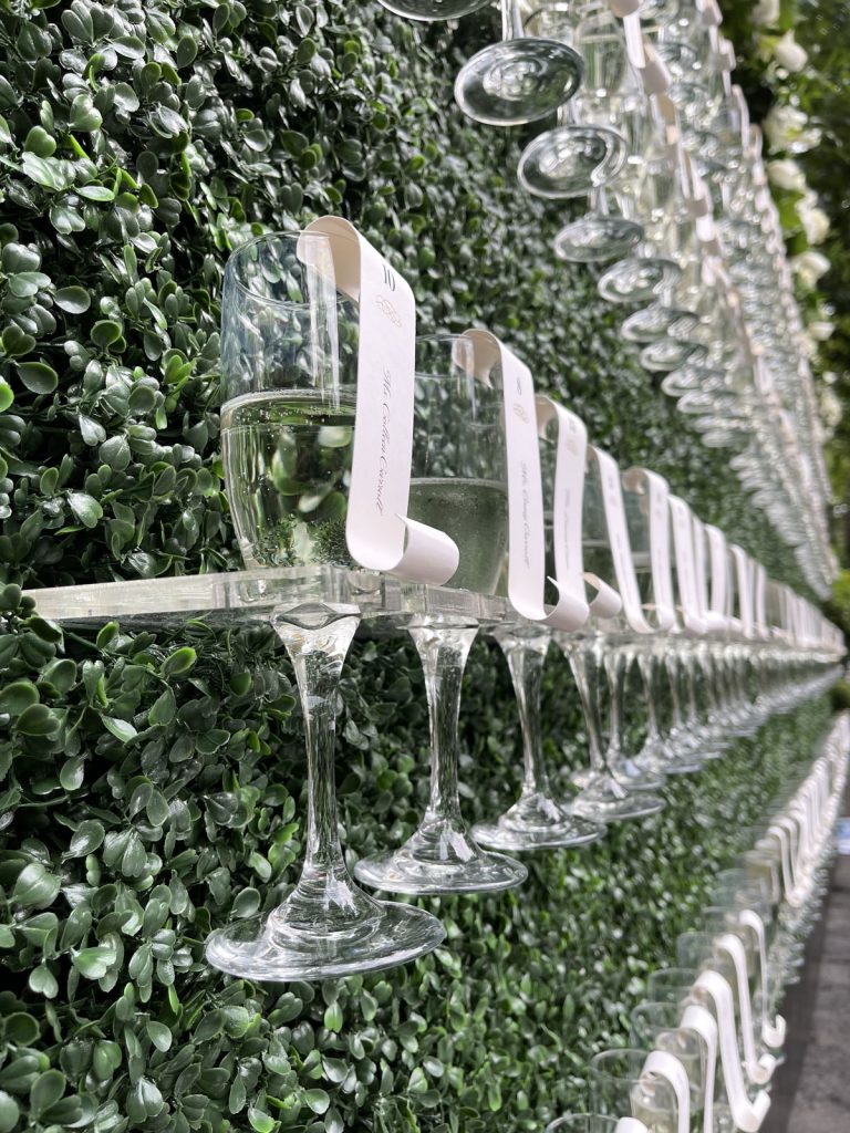 Champagne Wall Boxwood Vision Furniture Event Rentals
