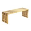 Modernist Bench - Gold Modernist Bench - Gold