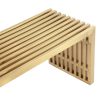 Modernist Bench - Gold Modernist Bench - Gold