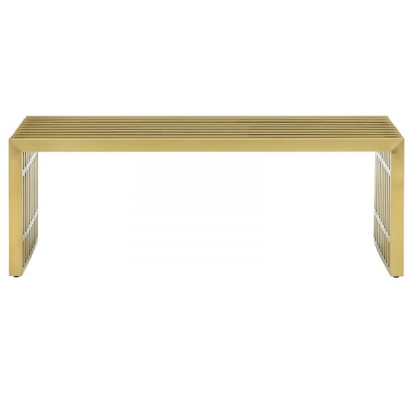 Modernist Bench - Gold