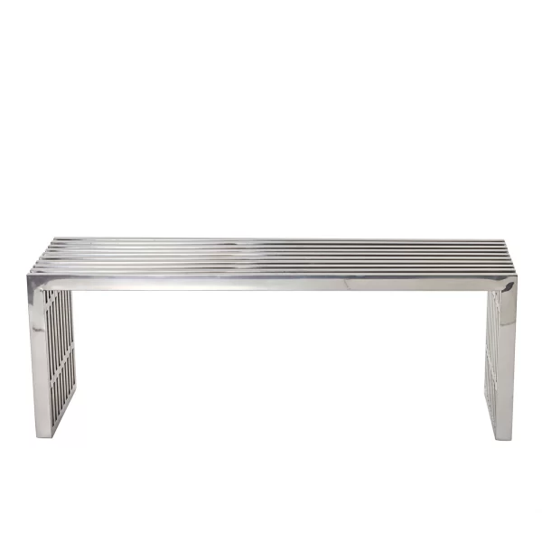 Modernist Bench - Silver