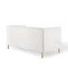 Delano Loveseat - White 60"