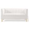 Delano Loveseat - White 60"
