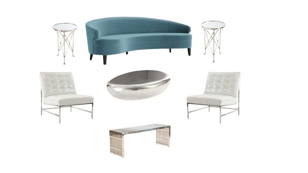 Edie Sofa - French Blue