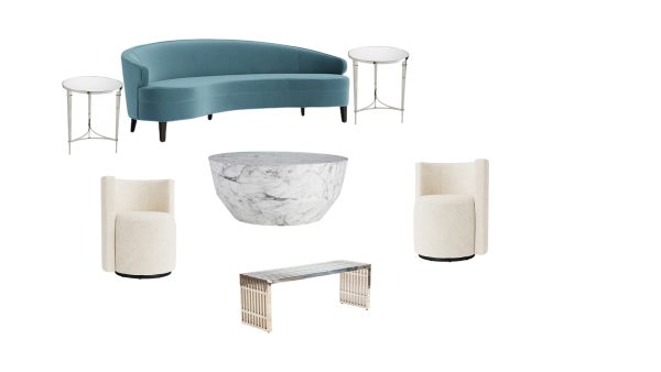 Edie Sofa - French Blue