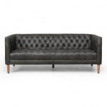 Cristobal Sofa - Washed Pewter Leather