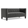 Draper Loveseat - Black 68" Draper Loveseat - Black 68"