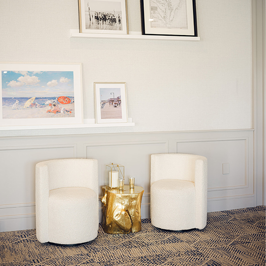 Dandy Swivel Chair - Cream Sherpa