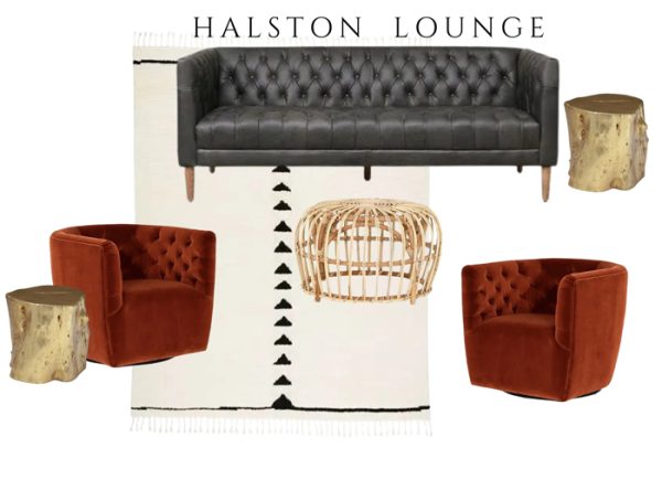 Cristobal Sofa - Washed Black Leather