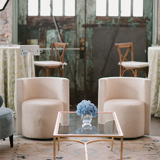 Dandy Swivel Chair - Cream Sherpa