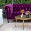 Amethyst Velvet Chesterfield Amethyst Velvet Chesterfield