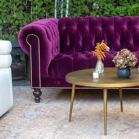 Amethyst Velvet Chesterfield Amethyst Velvet Chesterfield