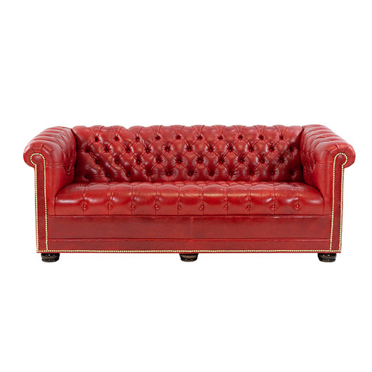 Red Elton Chesterfield
