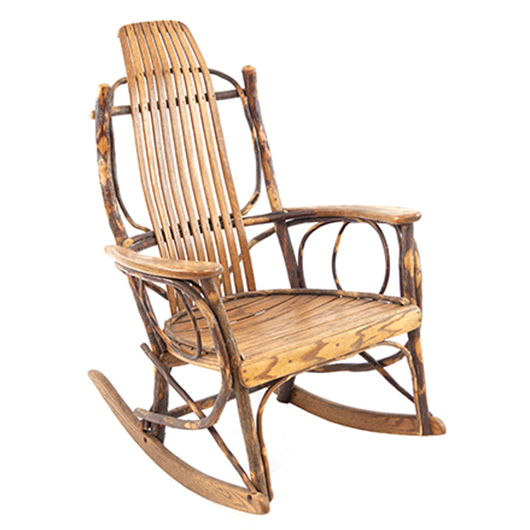 Vintage Adirondack Rocking Chair (2)