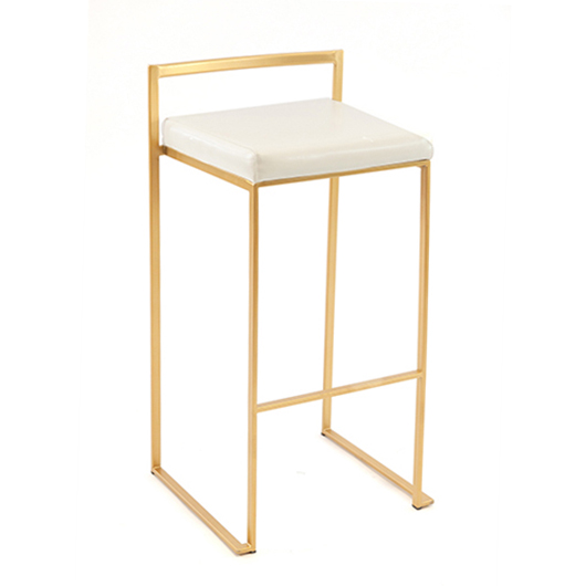 Jasper Bar Stool - White