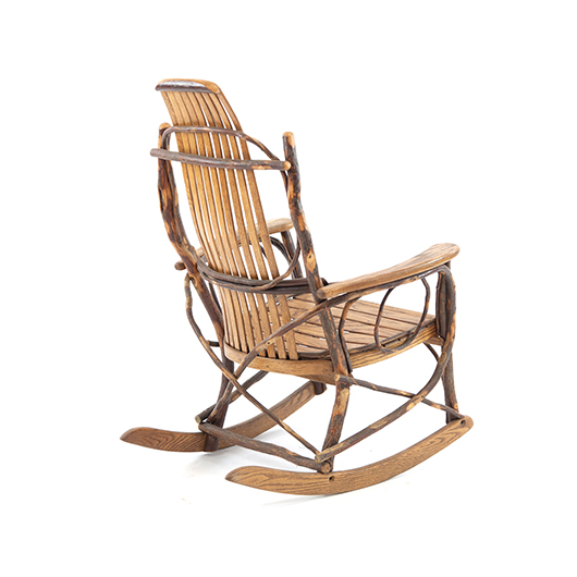 Vintage Adirondack Rocking Chair (2)