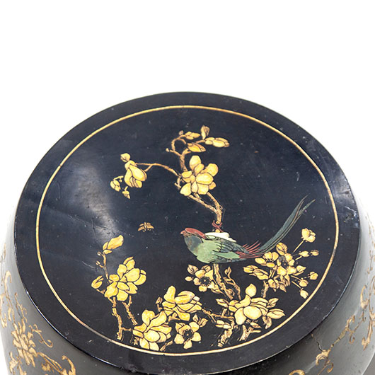 Vintage Lacquered Garden Stool (2)