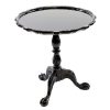 Vintage Ebony Pie Crust Table (3)