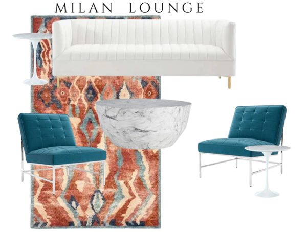 Delano Sofa - White 77"