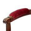 Antique Red Velvet Dahlia Armchair (2)