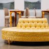 Vintage Yellow Brocade Sofa (1) Vintage Yellow Brocade Sofa (1)