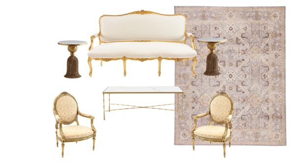 Antique Salon Sofa (2)