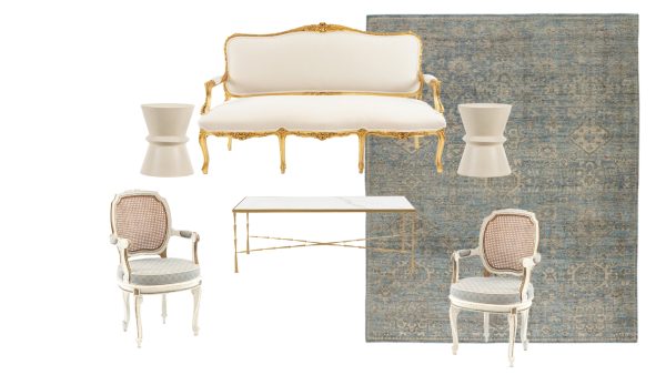 Antique Salon Sofa (2)