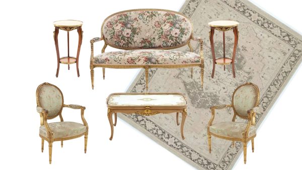 Antique Salon Sofa (2) Antique Salon Sofa (2)