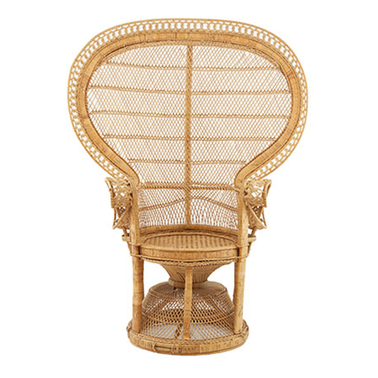 Vintage Manila Peacock Chair (2)