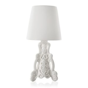 White Verona Lamp 36"h