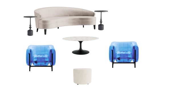 Gallery Armchair - Blue