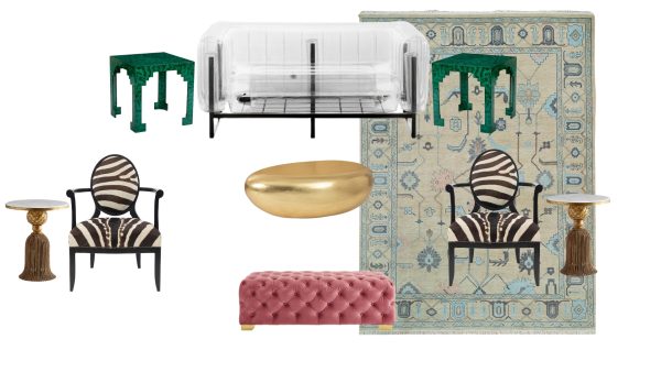 Gallery Loveseat - Clear