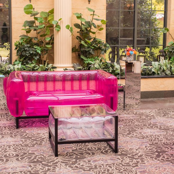 Gallery Loveseat - Pink